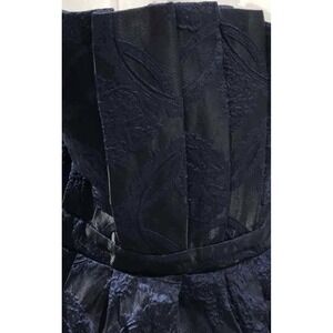 Entro Navy‎ Blue Strapless Formal Dress NWT Size 1